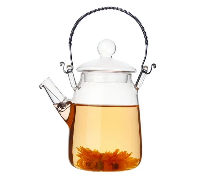

1PC 300ML Hot selling heat resistant glass teapot JM 1003