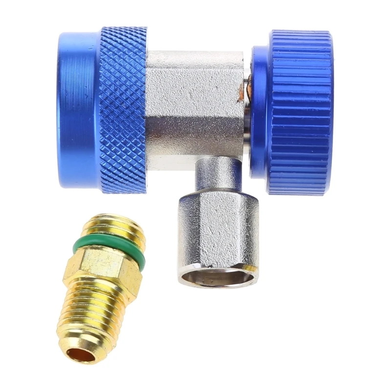 R134A Freons Auto Car Quick Couplers Connector Adapters For Air Conditionings Refrigerant AdjustableManifold Gauges