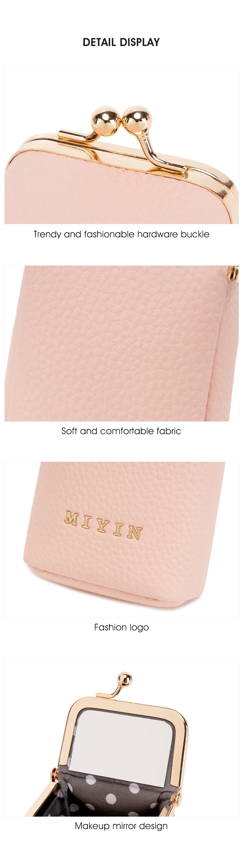Leopardenmuster Lippenstift-Aufbewahrungstasche Mini Tragbare Mikrofaser-Leder Kosmetiktasche für Damen Einfache Schmuck-Kopfhörer-Münzbörse mit M – Detail 8