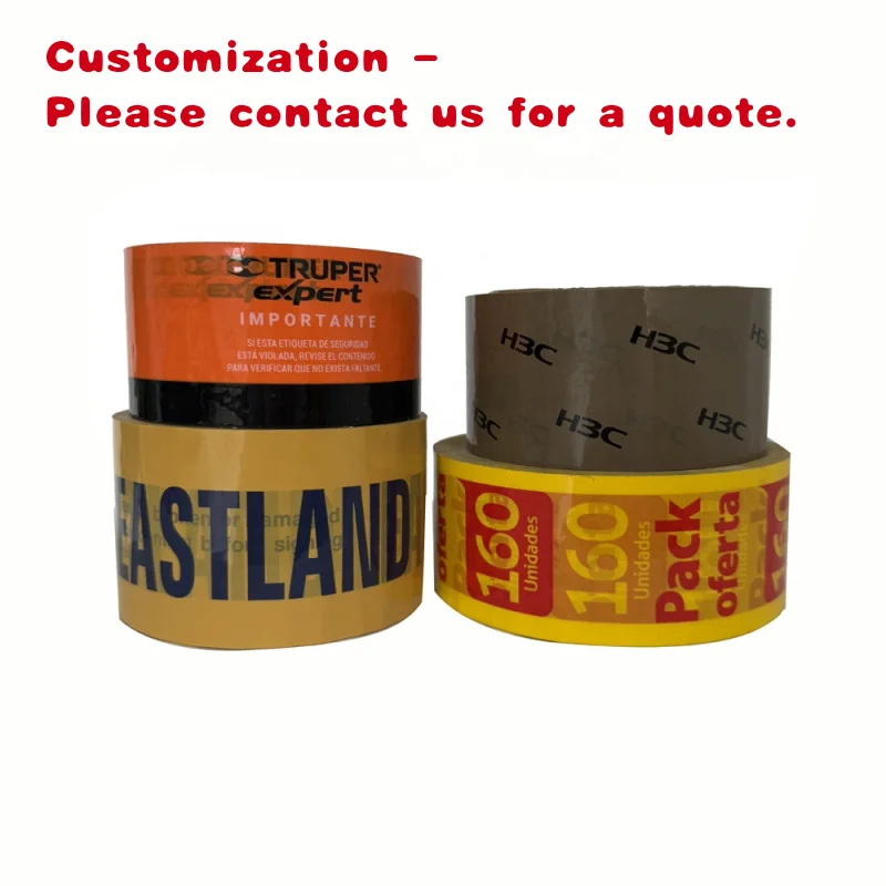 custom.Custom Printed Paper Tape Recyclable & Biodegradable with Acrylic Waterproof Adhesive & Your-Base