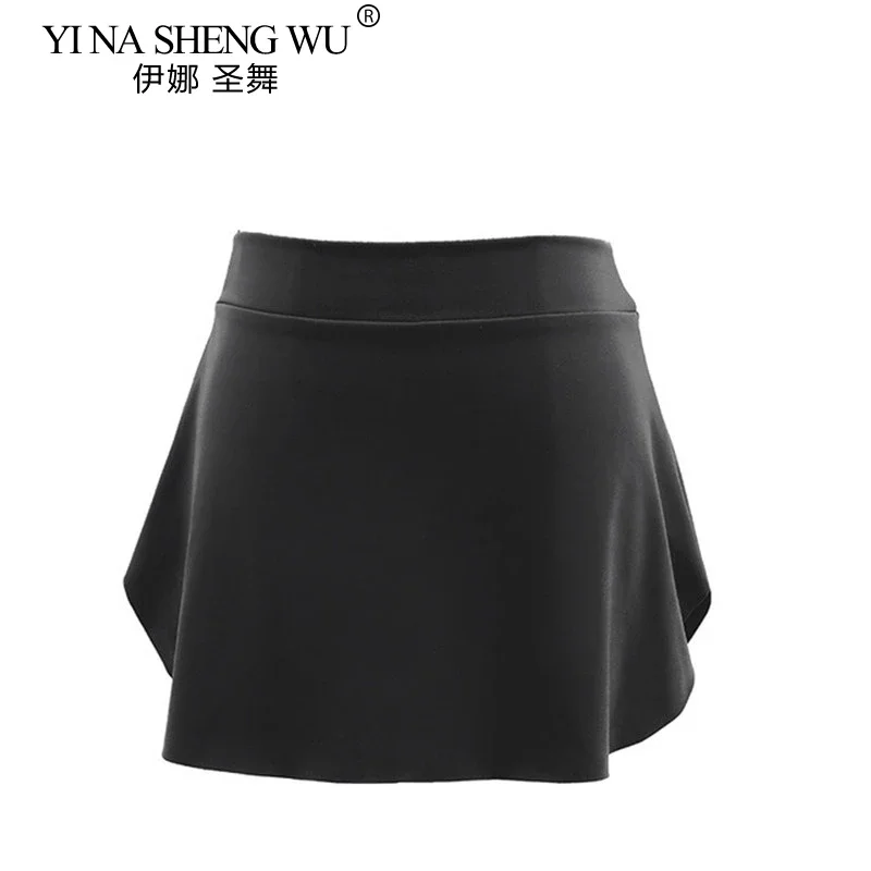 Jupe de Ballet adulte robe de danse Ballet Tutu femmes ballerine vêtements de danse côté fendu Ballet jupe courte été jupe de Ballet 8 couleurs