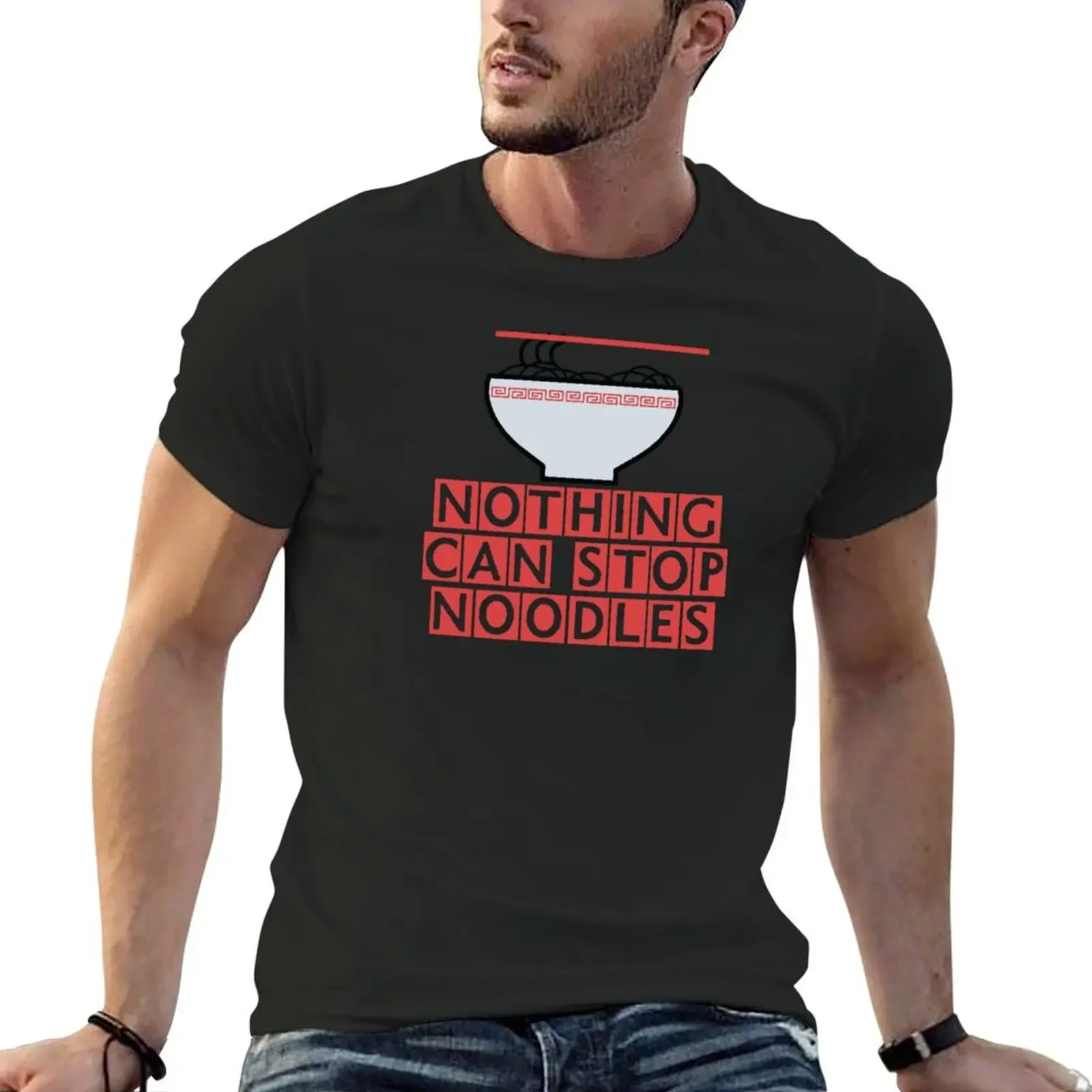 James May: Nothing Can Stop Noodles (Original T-Shirt quick-drying Aesthetic clothing mens white t shirts