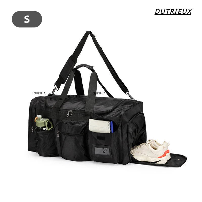 

Outdoor Travel Fitness Bag with Shoe Pocket Gym Men Handbag Multifunction Shoulder Crossbody Casual Trip Sport Bags Sport Duffel