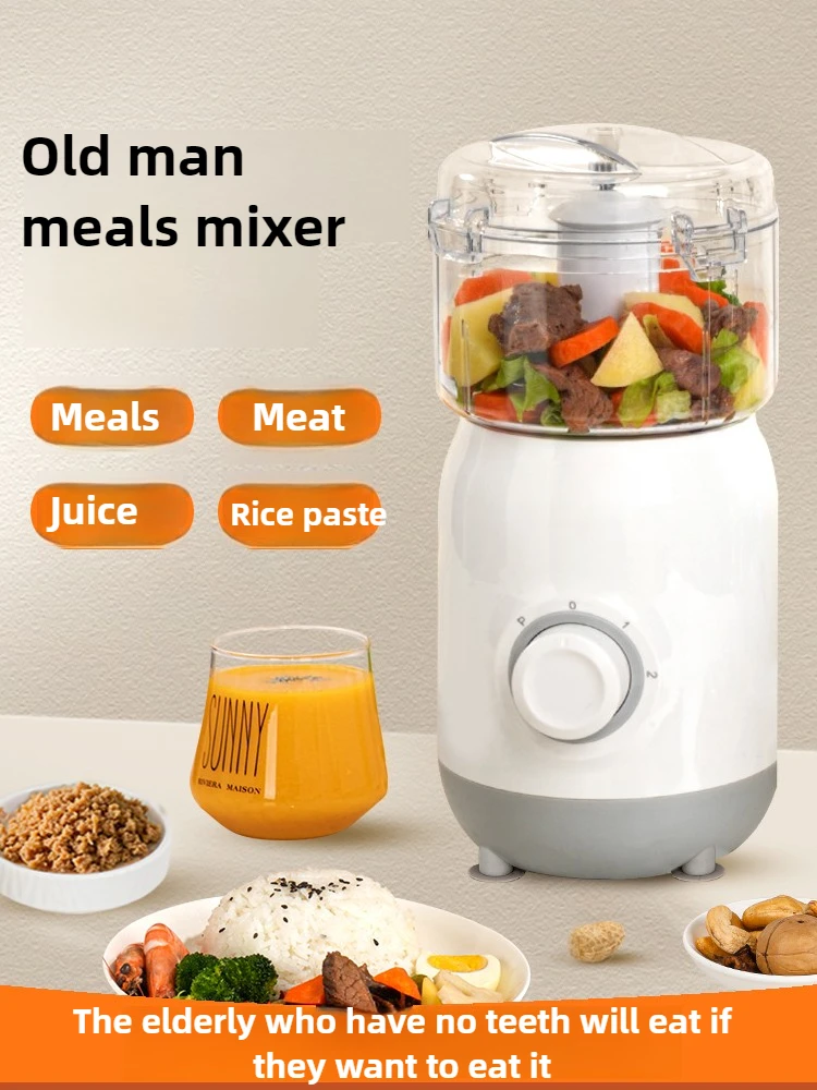 

Elderly Food Processor -Puree Maker for Soft Meals,Nut/Meat Grinder No Water Needed, Detachable & Easy Clean(Senior Dietary Aid)
