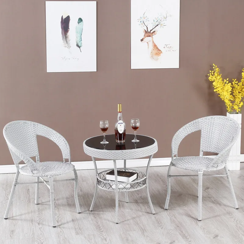 Round Designer Garden Furniture Sets Aesthetic European Garden Furniture Sets Trendy Modern Meble Ogrodowe Outdoor Furniture