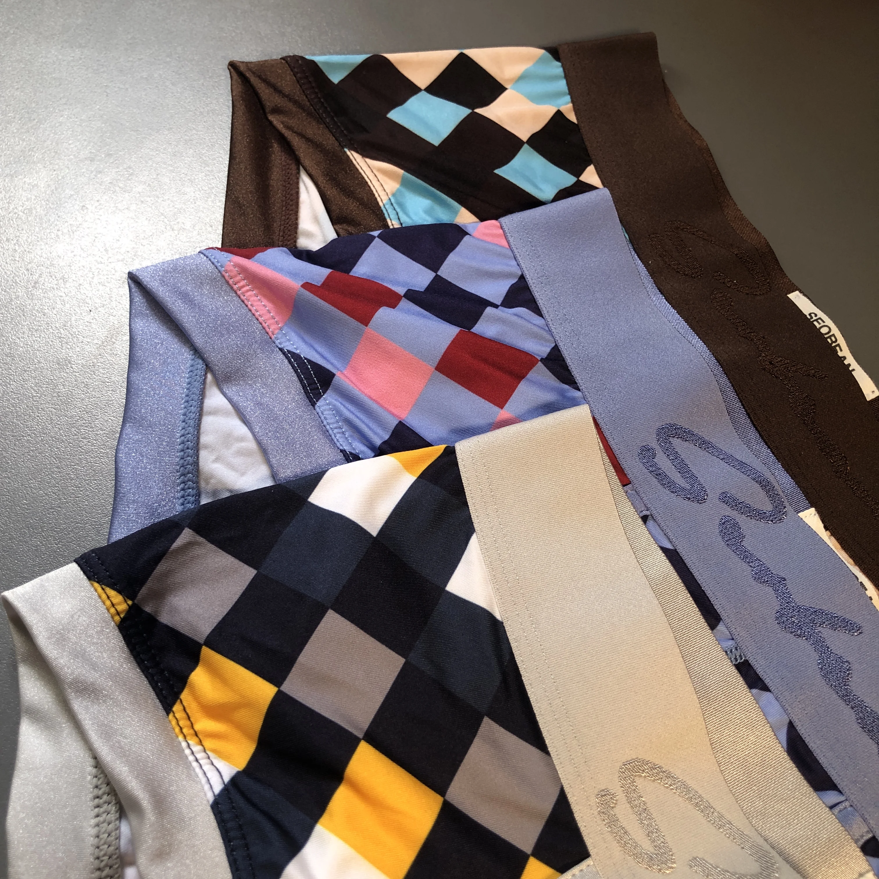 SEOBEAN Herren-Boxershorts mit niedrigem Bund, atmungsaktiv, kariertem Plaid-Print, trendige sexy Unterwäsche für junge Männer – Detail 14