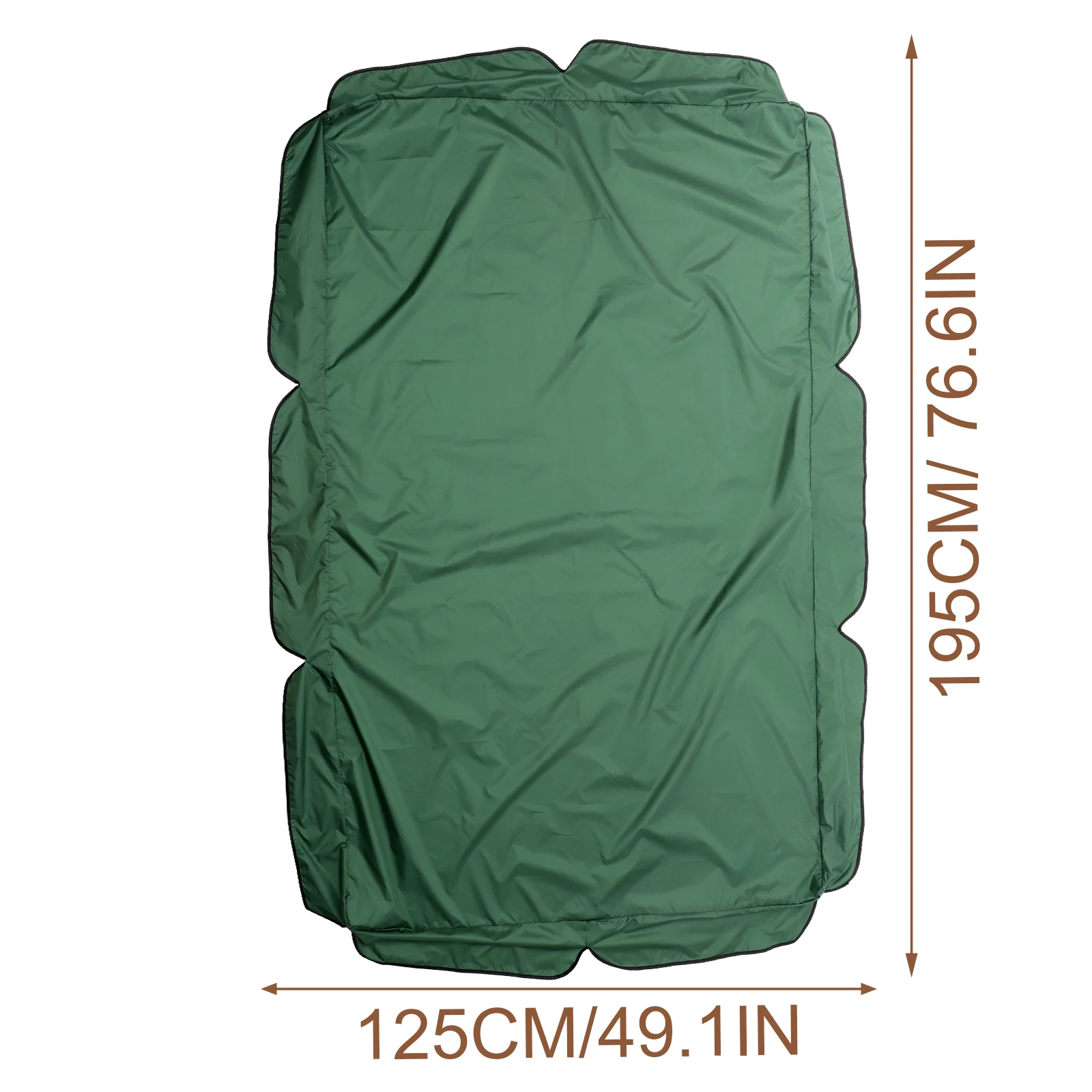 

Waterproof Swing for Garden Chairs Outdoor Dustproof Patio Seat Protector Scalloped Edge Elastic Band Garden for Swings