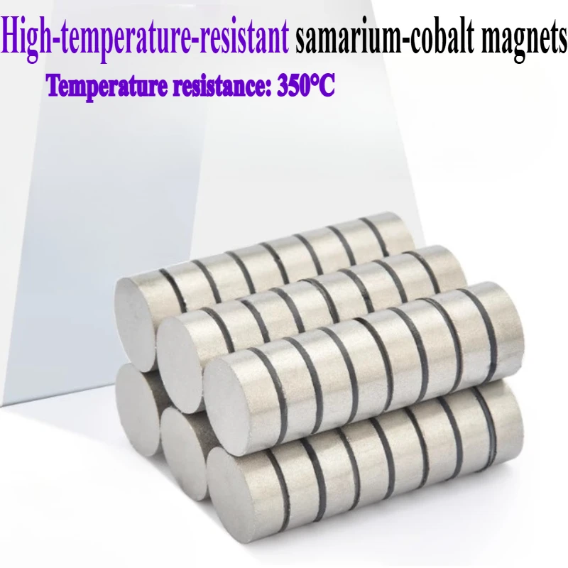 

50pcs/lot Samarium-cobalt high-temperature resistant powerful circular magnets, diameter 18-30mm