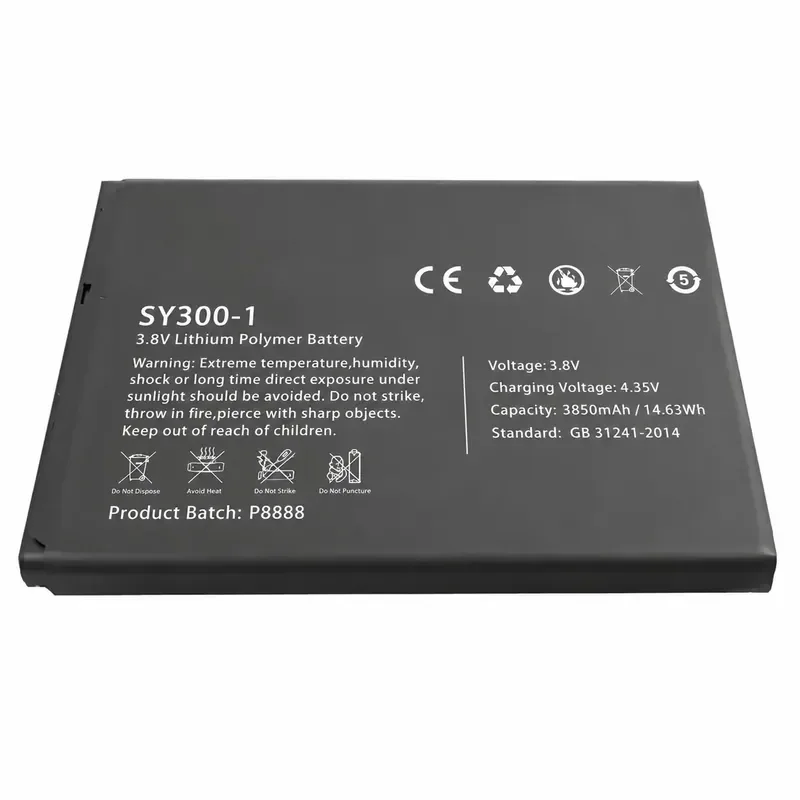 [SY300-1] for SmartGo Pokefi SG-PWF39 WiFi Battery Replacement Power Supply Compatible with Portable Wireless Router Device