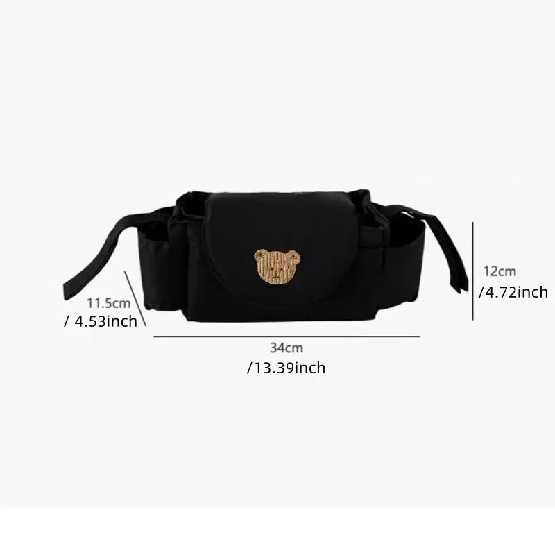 Baby Stroller Bag Pram Organizer Baby Accessories Cup Holder Newborn Trolley Portable Travel Car Bags for Carriages Universal view 6