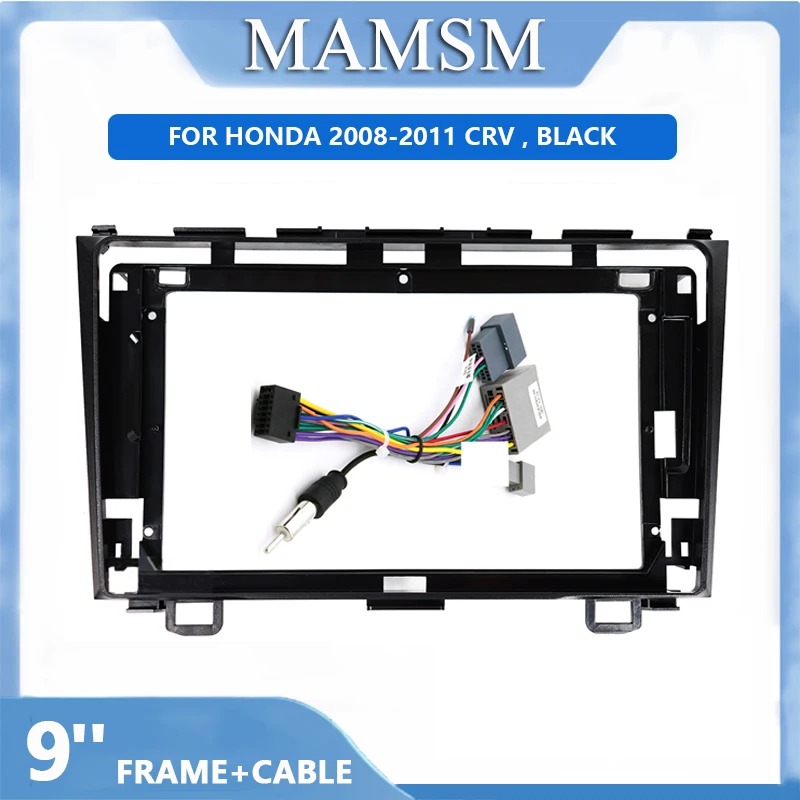 

2 Din Android Head Unit Car Radio Frame Kit For HONDA 2008-2011 CRV Stereo Dash Fascia Trim Bezel Faceplate