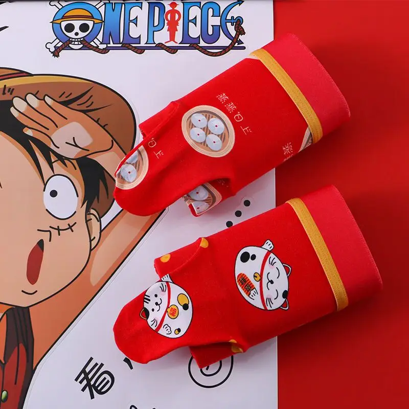 Elephant Nose Cotton Boxers For Men Red Sexy Seamless Underwear Shorts Breathable Underpants Panties Male Erotic Lingerie Shorts