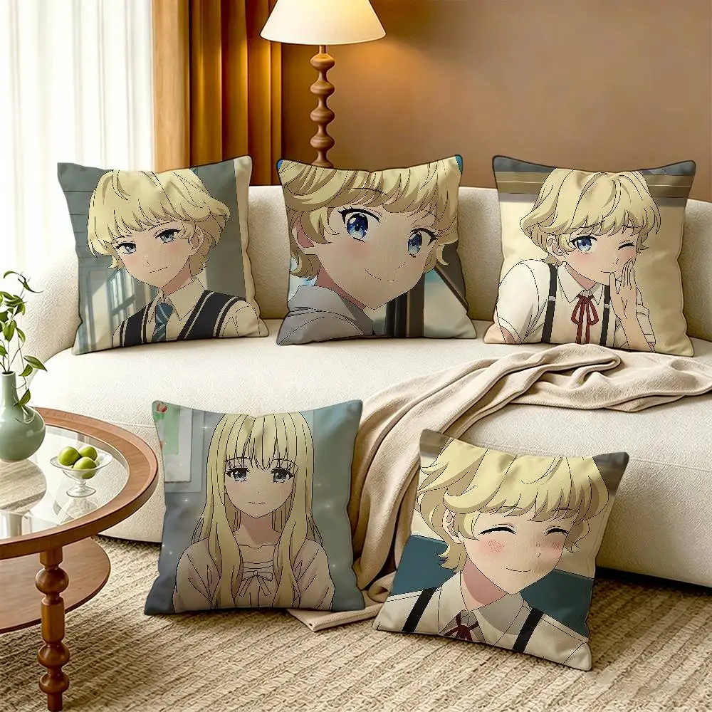 Anime W-WITCH WATCH k-Kiryu Miharu Pillow Case Cushion Cover Throw Pillow Case For Car Sofa