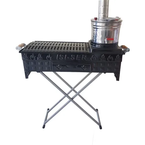 Isıser Picnic Market Lux Semaverli Flip Barbecue 12 Number 63*31 5 Lt Urn