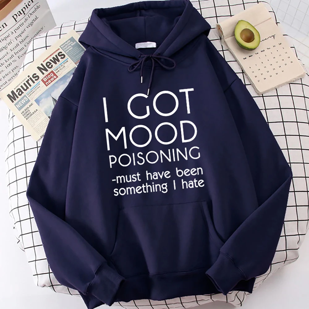 Lustig ich habe Stimmungs vergiftung drucken Hoodie Mode Frauen Männer lässig Tops Pullover Hoodies Damen Sweatshirt