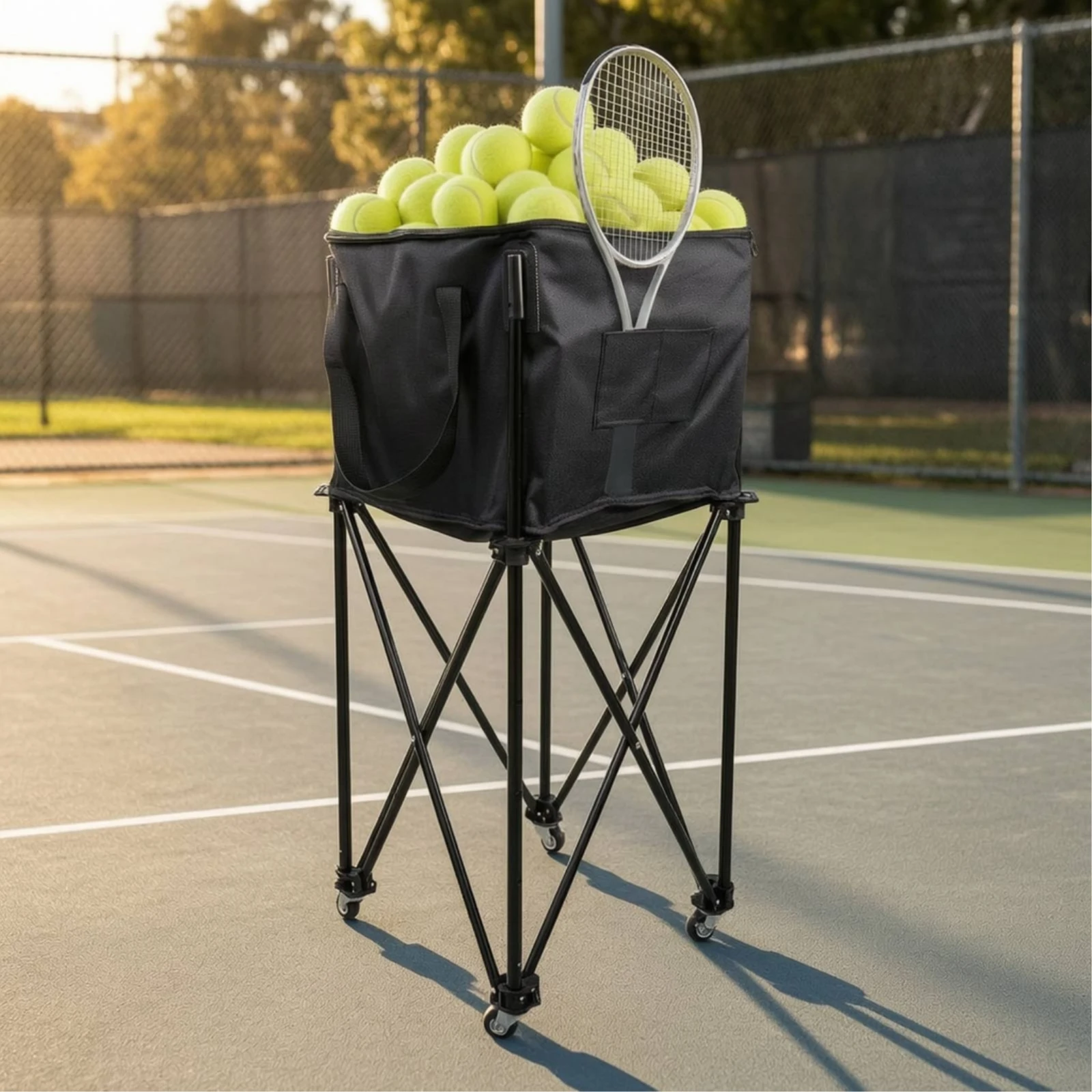 Tennis Ball Cart Portable Ball - огляд і ціна Sports Equipment Cart