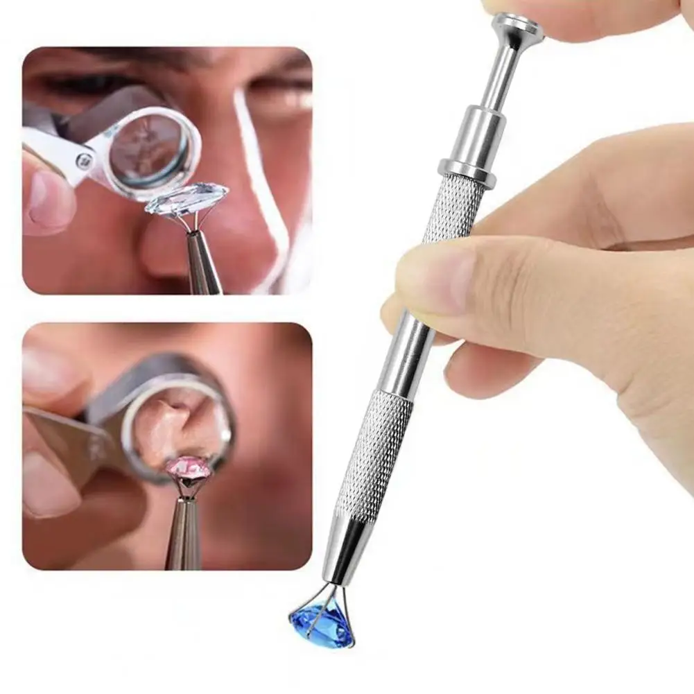 4 Klauwen Sieraden Kralen Houder Diamant Edelstenen Prong Houder 4 Klauwen Pincet Catcher Grabber Rvs Body Piercing Tools