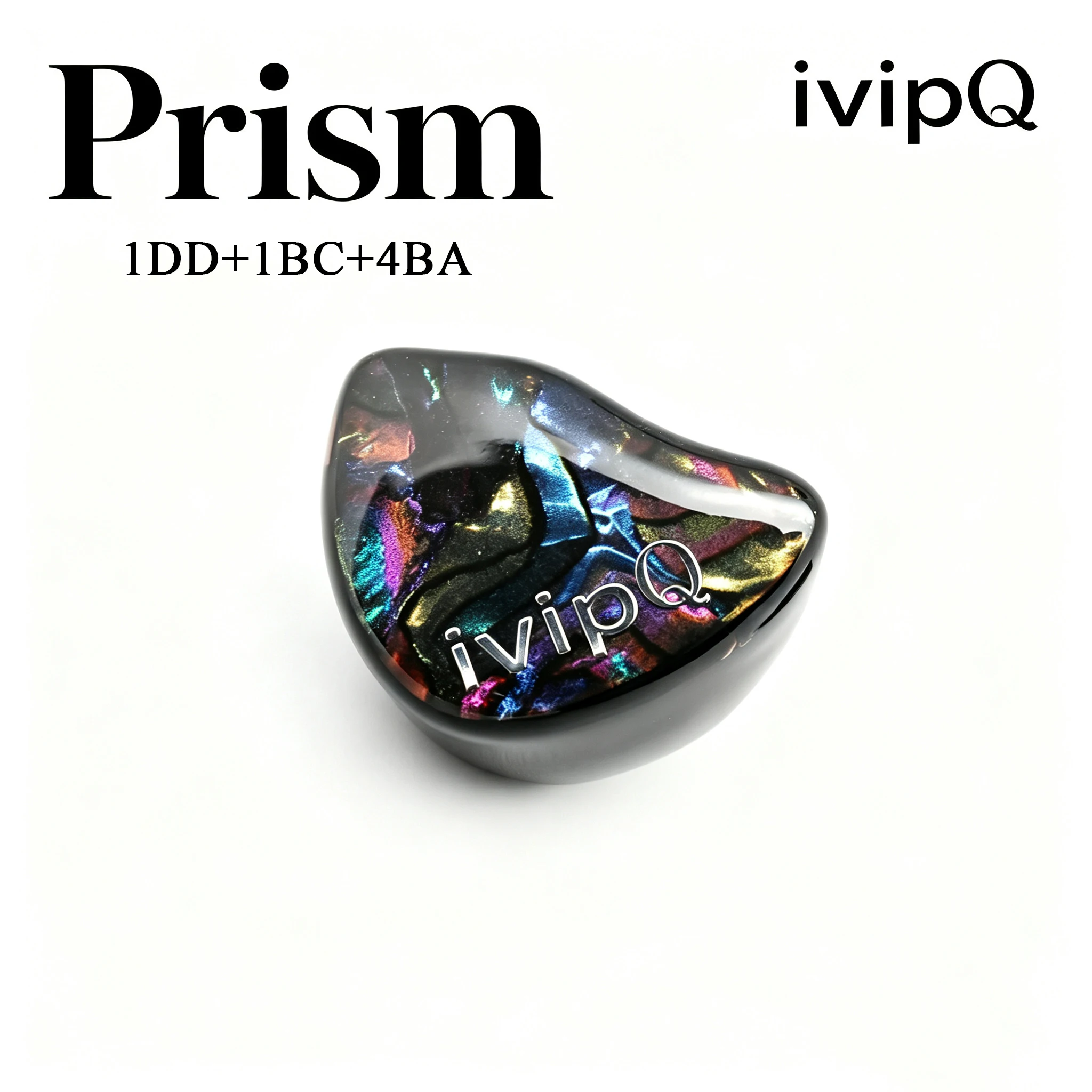 IvipQ Prism 1DD+1BC+4BA HiF IEM 8mm Bone Conduction + 8mm Composite Diaphragm Dynamic Driver  for 0.78/2pin Upgrade Cable - view 6