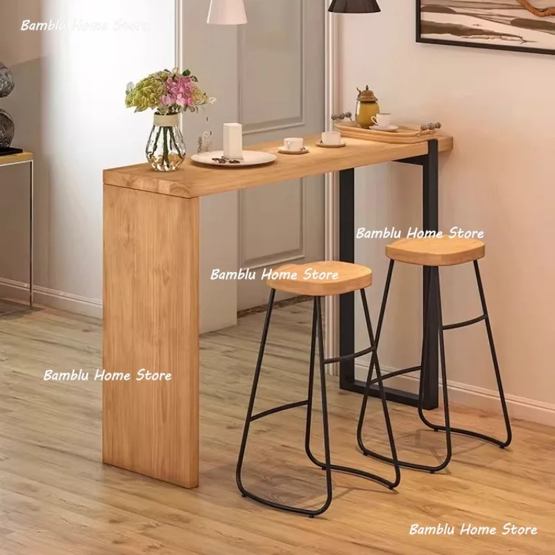 

Барный стол в стиле французской простоты, модный ретро-дизайн, прочный, экономит место, для дома, мебель для семьи, Esstisch YS40CC