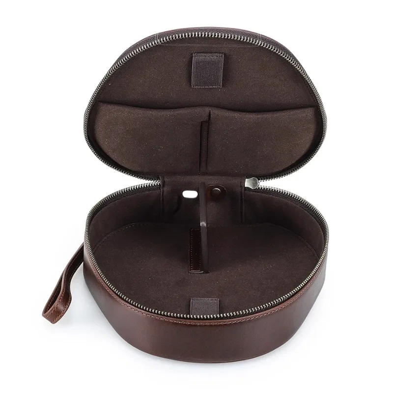 Leather Retro Headphone Storage Case for AirPods Max Customized Head Mounted Headphone Storage Bag Earphone Protective Cover