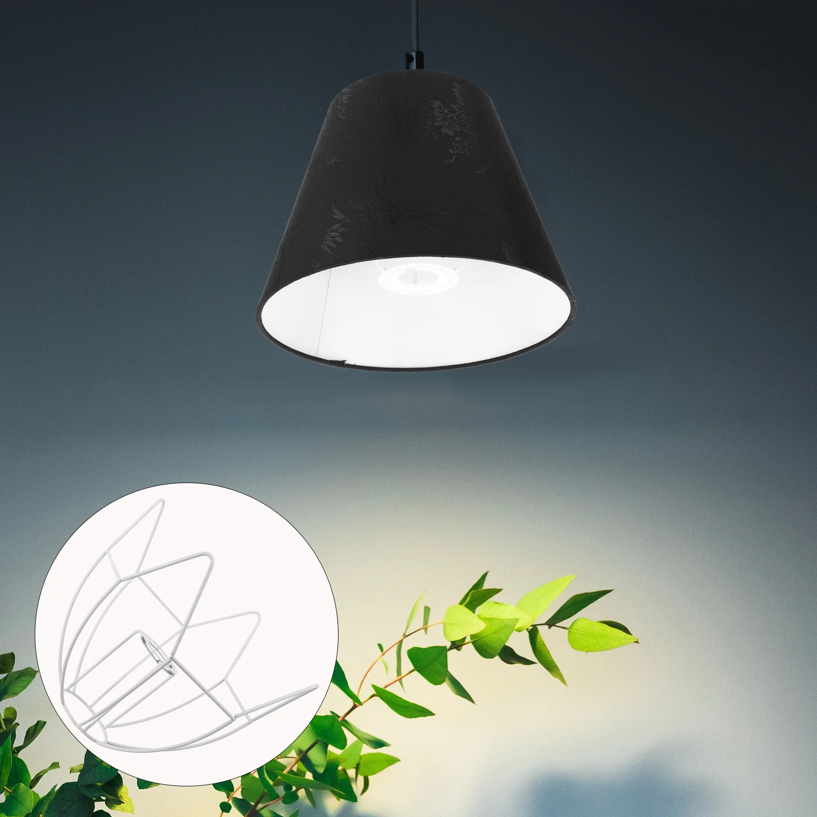 

Винтажный железный каркас для абажура, держатель для абажура DIY, устойчивая рама для настольной лампы, декоративная подставка для абажура для дома и офиса