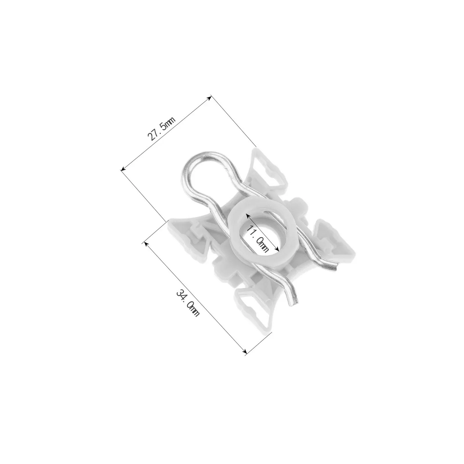 10Pcs Window Regulator Sliding Pivot Clips Auto Fastener Clip For BMW E36 E32 E34 325i 525i 535i M3 M5 Z3 Z4 Roller Lifter Clips