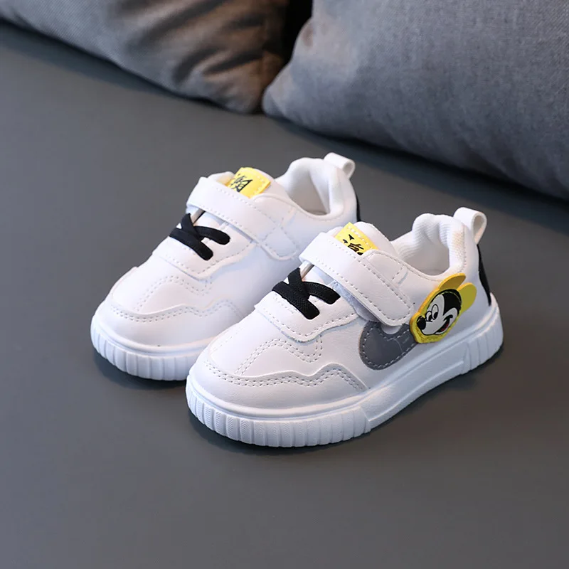 2025 ميكي ماوس لطيف الأطفال حذاء كاجوال رياضة الأطفال الصغار الرضع تنس كول طفل الفتيات الفتيان أحذية رياضية ممتازة للأطفال #4