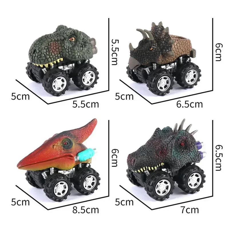 Jouet de dinosaure avec dos côtelé pour enfants, mini camion monstre mignon, simulation d'animaux, modèle pour tout-petits, cadeaux pour garçons et filles