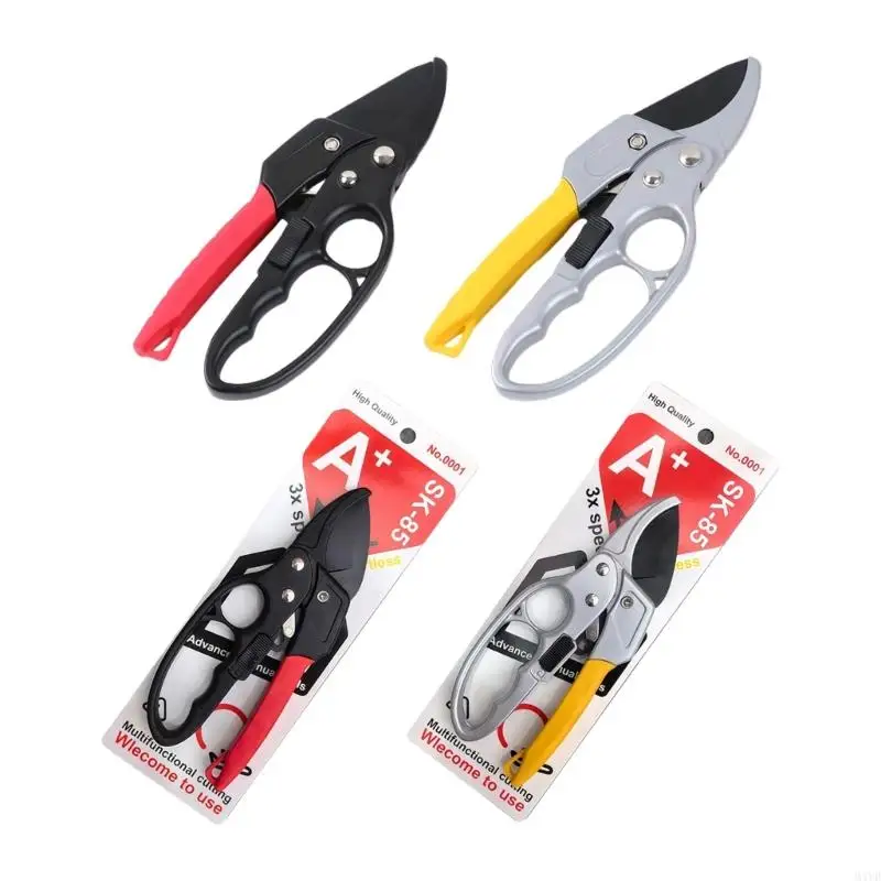 High Carbon SK5 Blade Pruning Shears Scissors With Comfortable Handle For Professional And Home Garden Fruit Trees Use M4YD