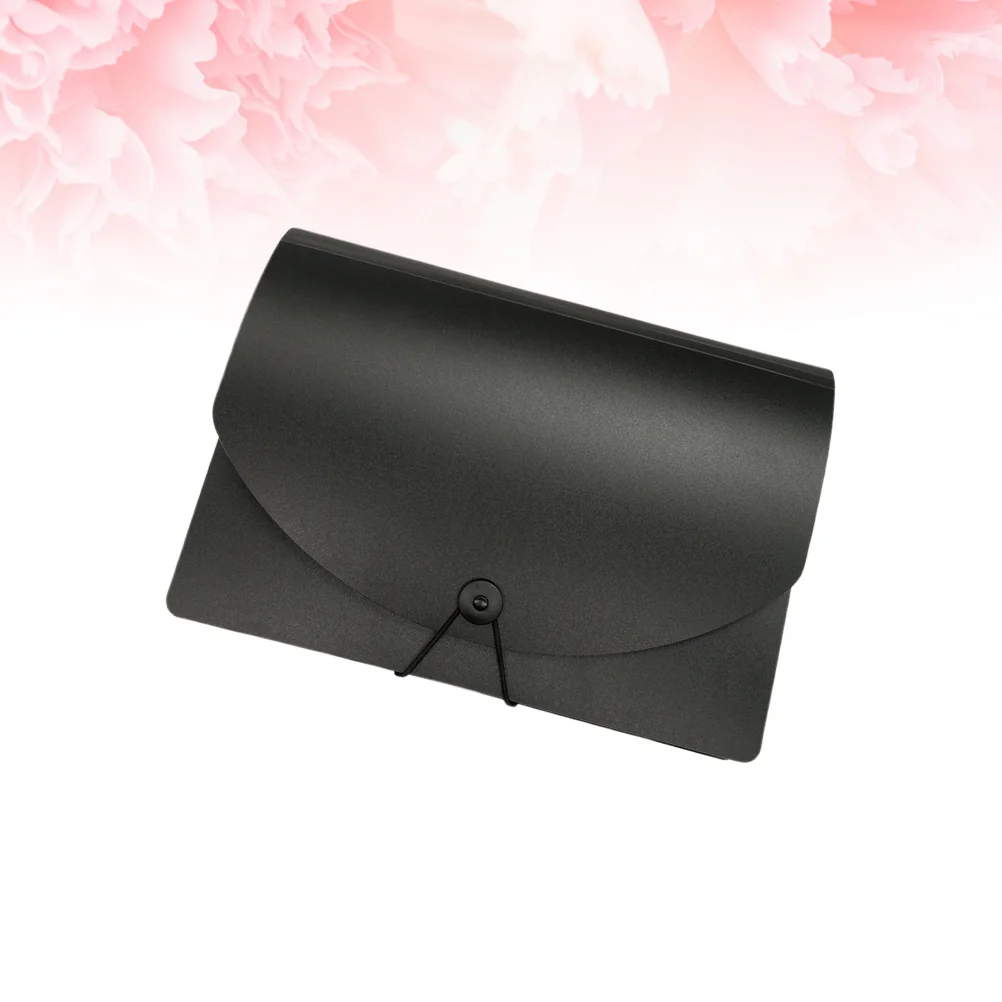 

A4 Size Portable File Folder Lightweight Plastic Organizer for Documents Office School Use 12 Grid White