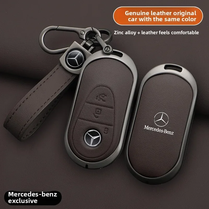 For Mercedes Benz C S Class W223 W206 S260L S350L S400L S450L S500L for Maybach S480 S580 2020 2021 2022 Car Key Case Cover