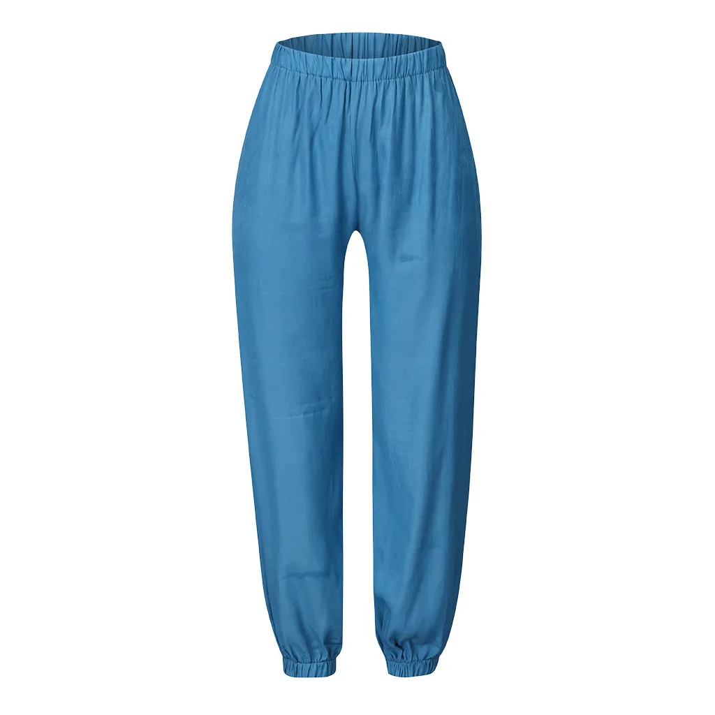 Pantalones informales de gasa para mujer, pantalón holgado y cómodo, moda de otoño, novedad