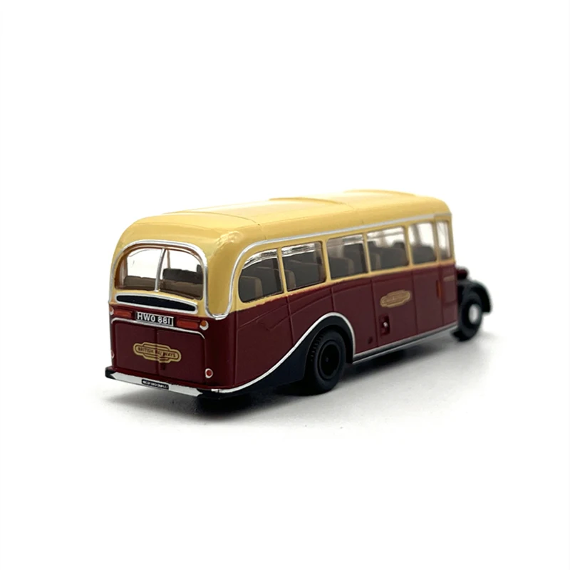 Diecast Alloy 1:120 Scale Retro Bedford City Bus Model Adult Toys Collection Static Display Ornament Gift Souvenir