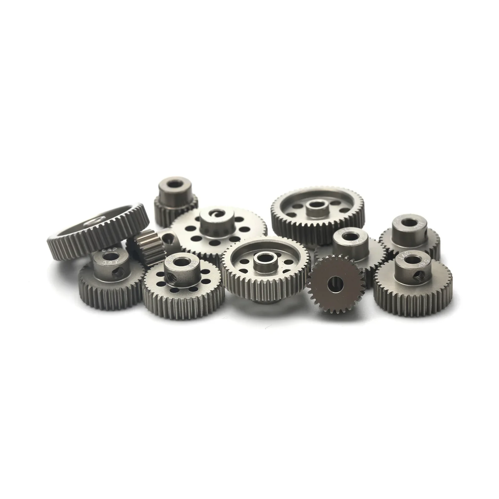 64P 21T 24T 25T 26T 28T 30T 31T 35T 38T 39T 40T 42T 45T 50T 54T Metall Ritzel Motor Getriebe Für 1/8 1/10 RC Modell Auto Motor – Detail 9