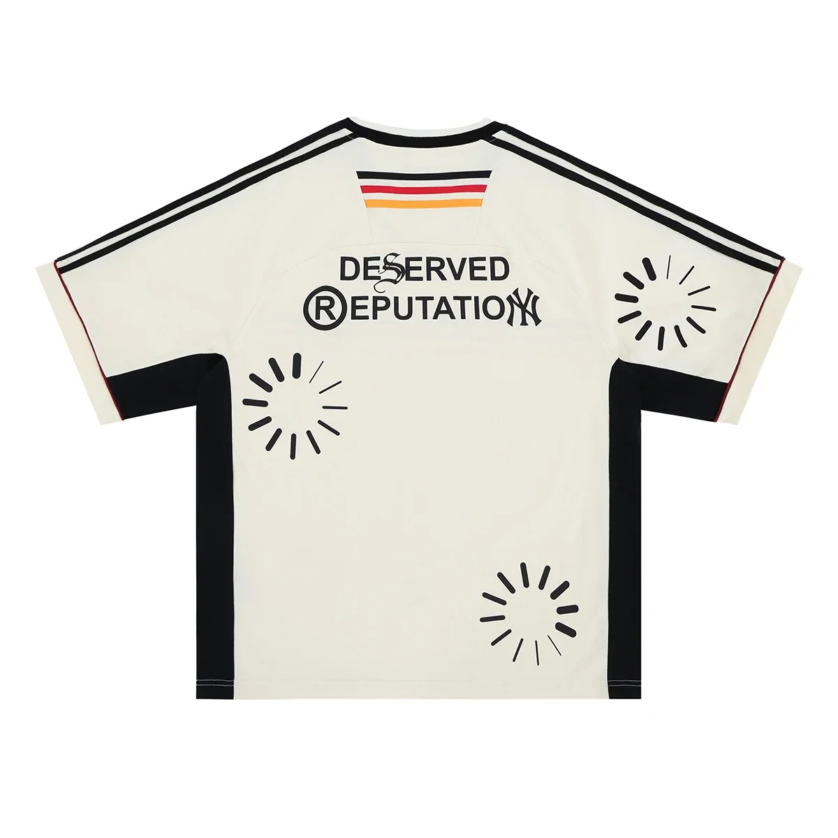 

New Summer Vintage Striped Patchwork Mens Short Sleeve T-shirt V Neck Loose Casual Unisex Tees Streetwear Oversized Baggy Top