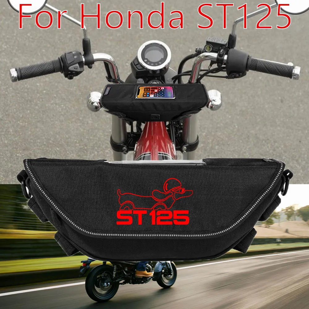 

For Honda DAX st125 ST 125 Motorcycle accessory Waterproof And Dustproof Handlebar Storage Bag navigation bag