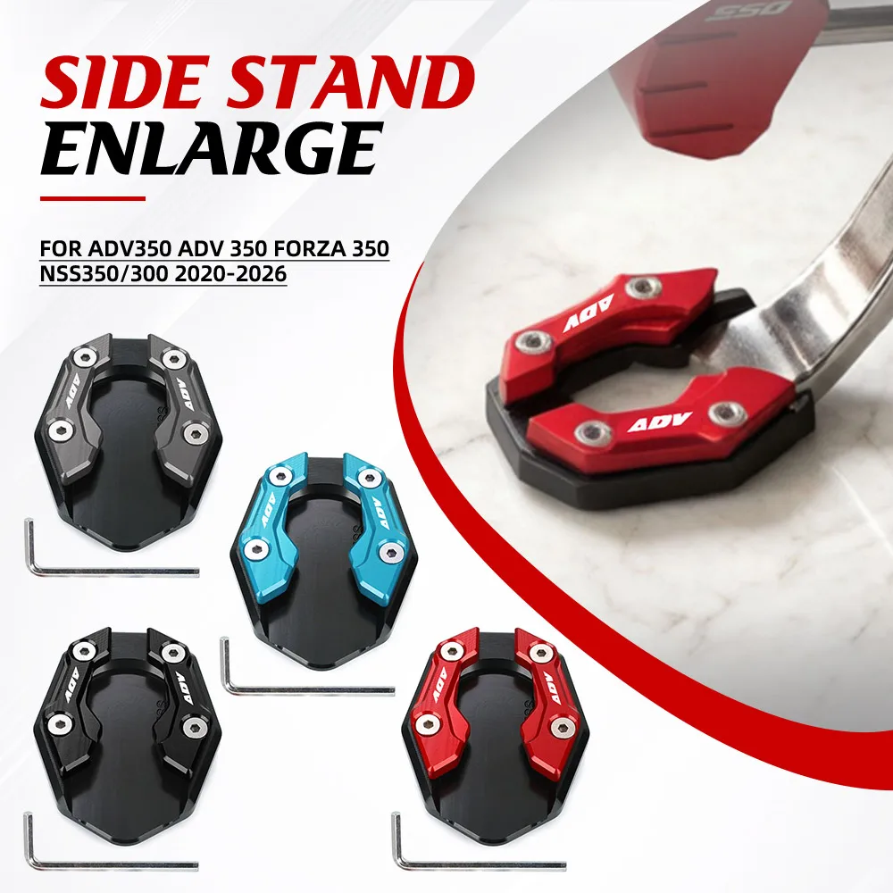 Per Honda ADV350 ADV 350 Forza 350 NSS350/300 2020 2021-2025 2026 Piastra Di Estensione E Allargamento Per Cavalletto Laterale-image