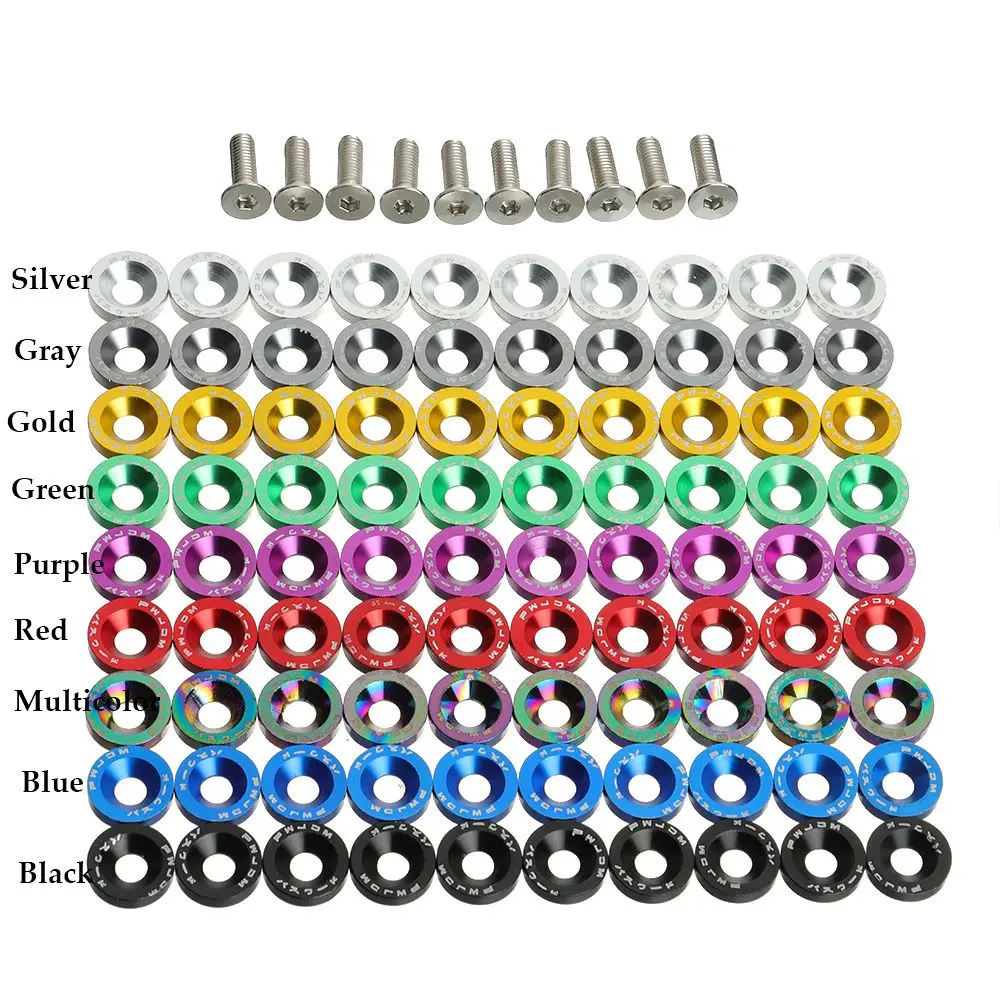 10 Stück 9-teiliges Ultra Zero Set für Dualtron 123: Dekorative Schrauben, Lenker-Schrauben, Roller-Befestigungsschrauben, Unterlegscheiben – Detail 1