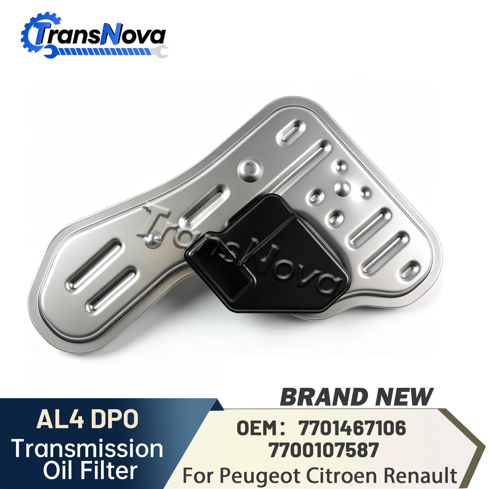 

TransNova AL4 DPO Automatic Transmission Oil Filter Suit For Peugeot Citroen Renault Meyle 4-Speed 7701467106 7700107587