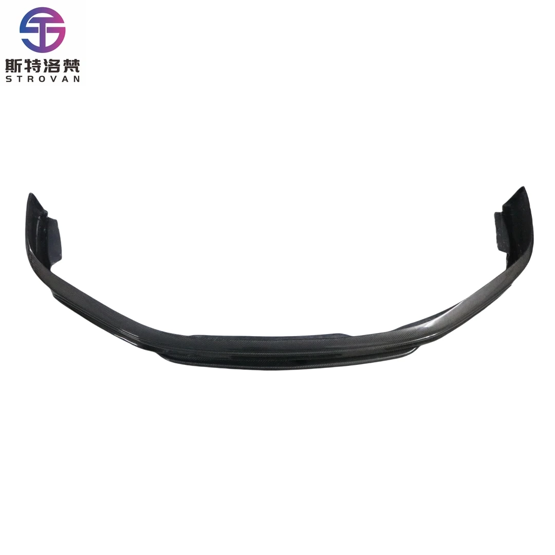 STLF For Porsches 911 992 2019+ Type T Style FrontBumper Lip Appearance Upgrade BodyKits Brand New Good Fit FrontLip CarbonFiber