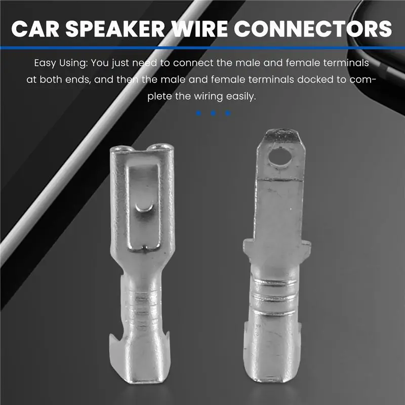 ABGG-200PCS Male/Female Spade Crimp Terminals Electrical Insulating Sleeve Wire Wrap Connector
