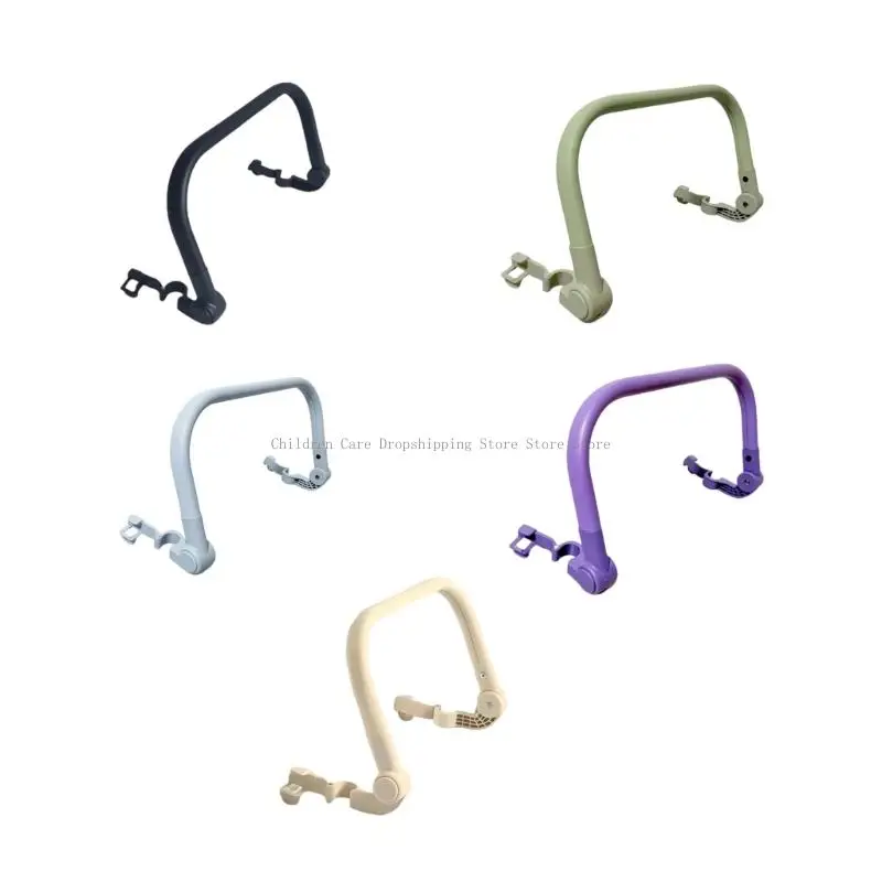 

Infant Carriage Handlebar Soft PU Universal Strollers Attachment Slip Resistant Design Easy Maintenance