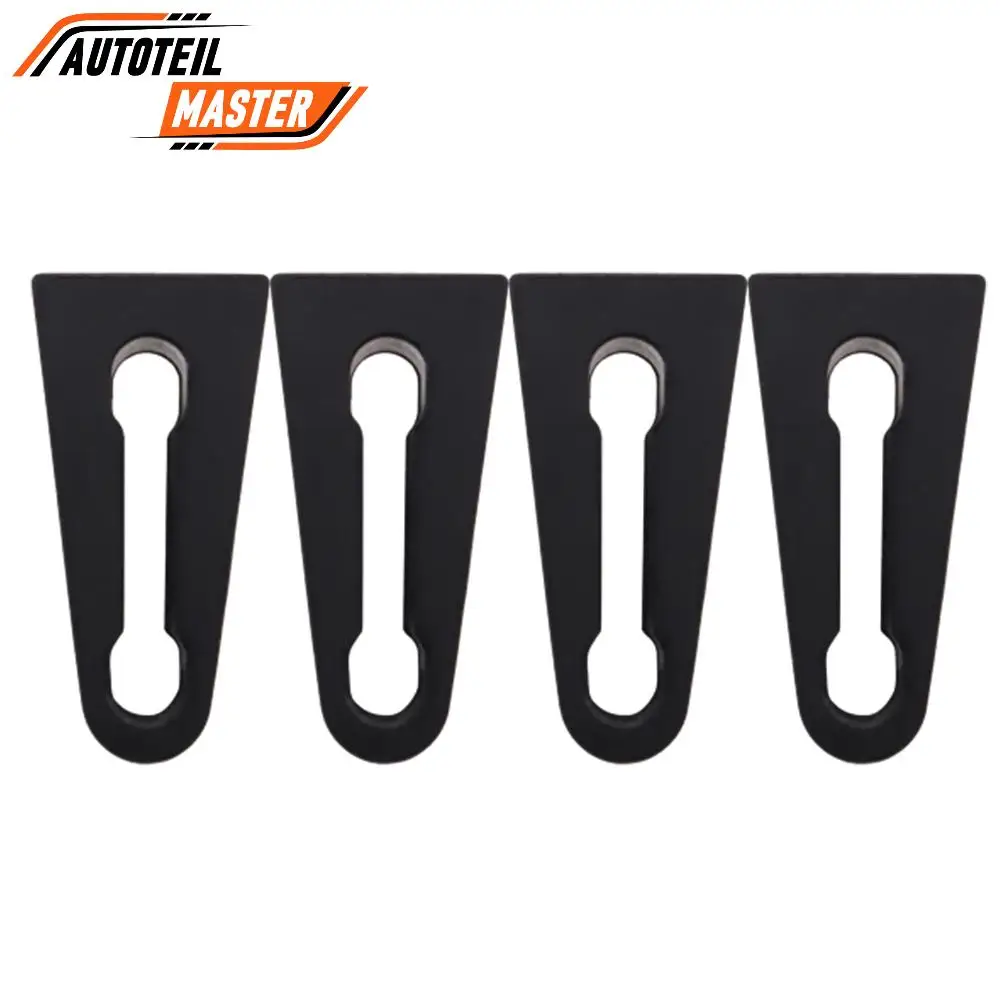 For Volkswagen Bora 1998-2005 Black Rubber Door Lock Damper Buffer Pad Stick-On Design Shock Absorption Noise Reduction