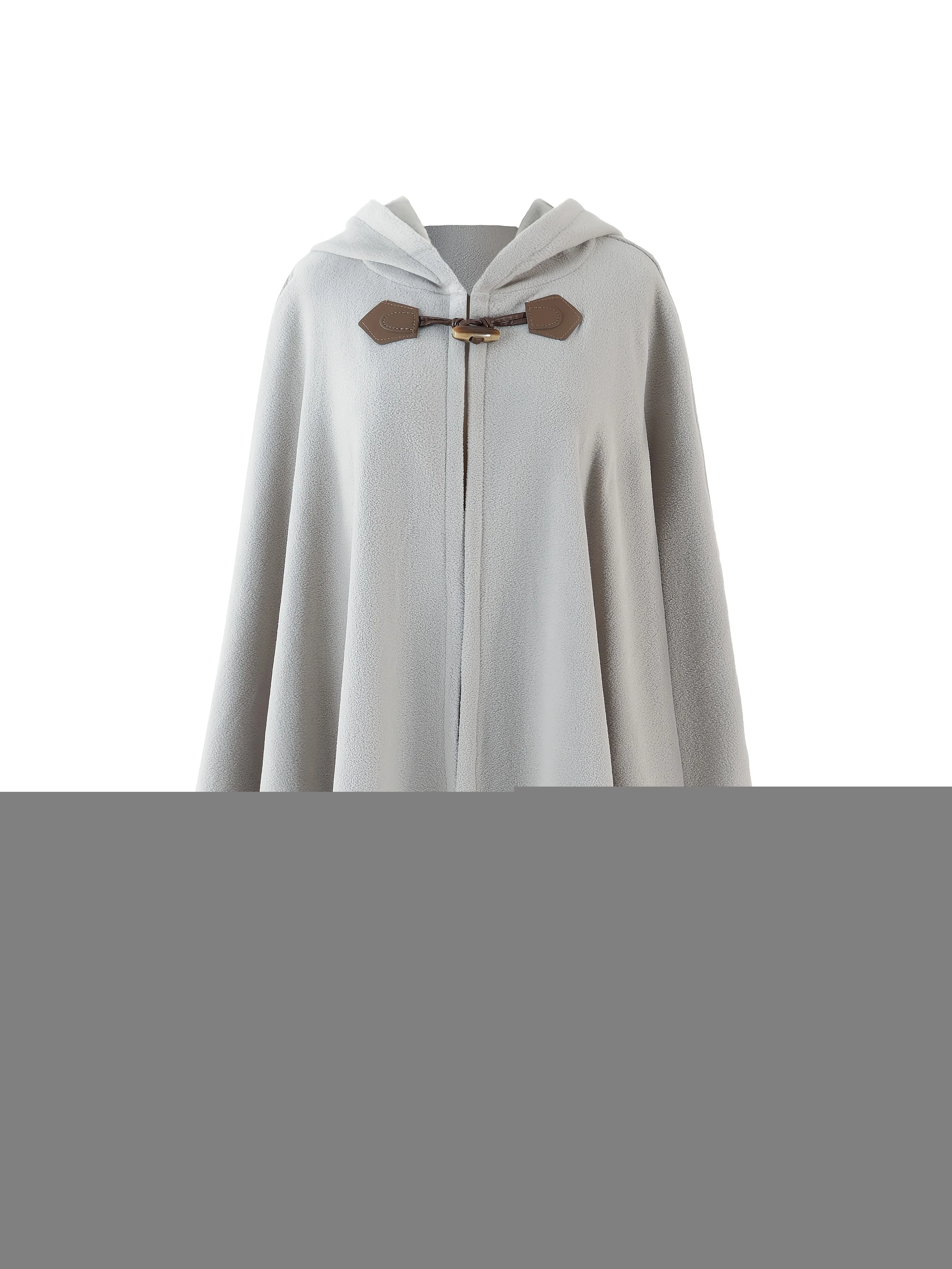 

One Size Fits All Solid Color Hooded Shawl with Tassel Fashion Pullover