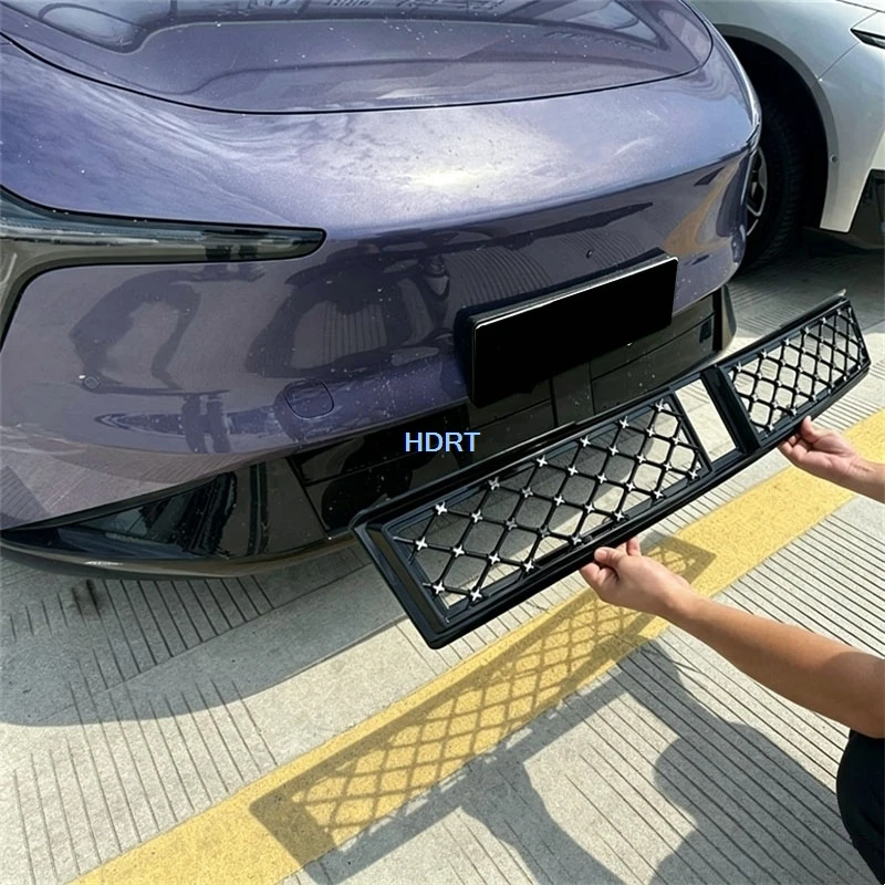 For XPeng Mona L03 2026 + Insect Screen Net Front Bumper Racing Grills Radiator Air Inlet Dust Proof Cover Car Style Accessories