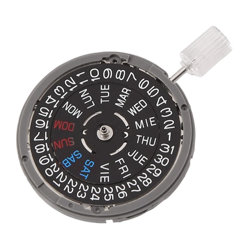 

NH36 NH36A Automatic Movement Self-Winding Mechanical Quick Date/Day Setting 3.8 O'clock Crown 24 Jewels