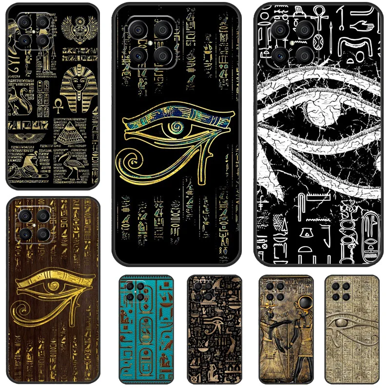 Sacred Eye of Horus Egypt Fresco Case For Honor X9a X8a X6a X7a X9b X7 X8 X9 8X Cover For Honor Magic 5 6 Pro 50 70 90 Lite