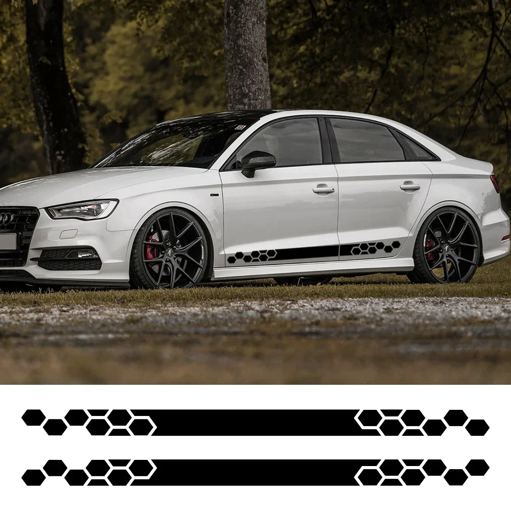 

Для Audi A3 8V 8P 8Y 8L седан S3 TFSI Sportback лимузин автомобильная графика наклейка на боковую дверь гоночные полосы виниловая наклейка аксессуары