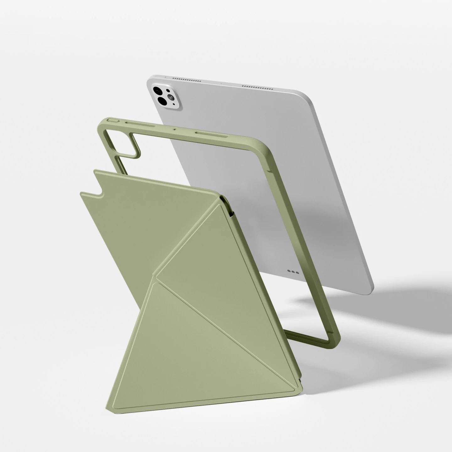 Smart Folio Cover for iPad Pro 13 11 2025 M5 M4 Tablet Case for iPad Pro 12.9 6th generation Magnetic Clip 2026 M4 Air 11 13 M2