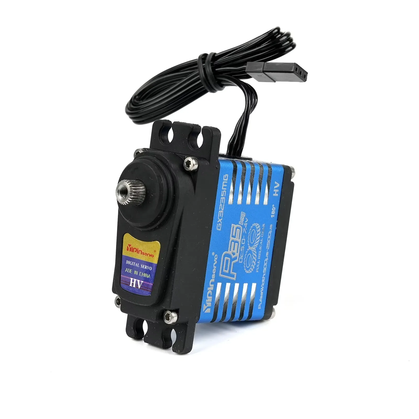 YP3235SMG 35KG High Torque Digital Servo IP68 Waterproof Metal Gear 180/270/357/360°Angle Control for 1:8 1:10 RC Crawler Car